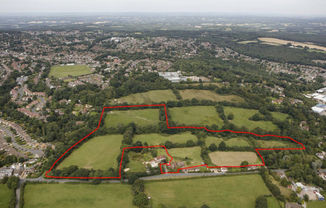 Land promotion Crowborough Catesby Estates plc